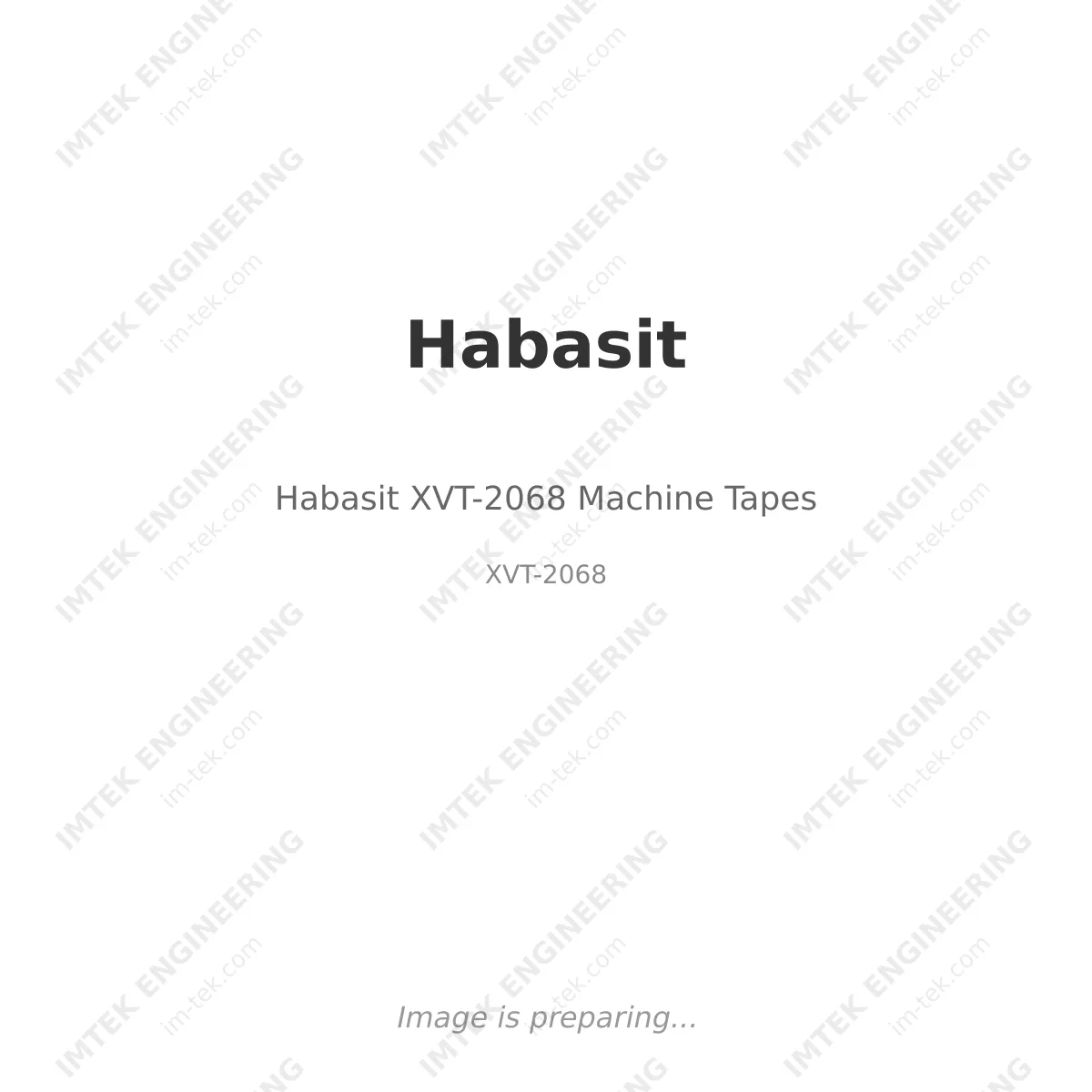 Habasit XVT-2068  Machine Tapes