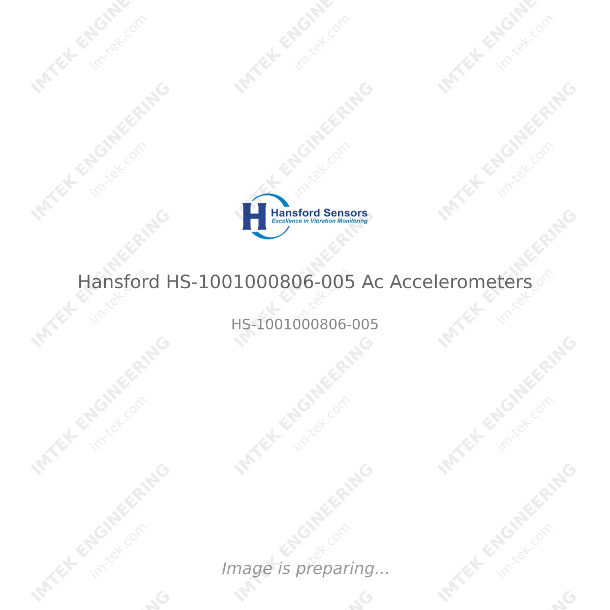 Hansford HS-1001000806-005 Ac Accelerometers