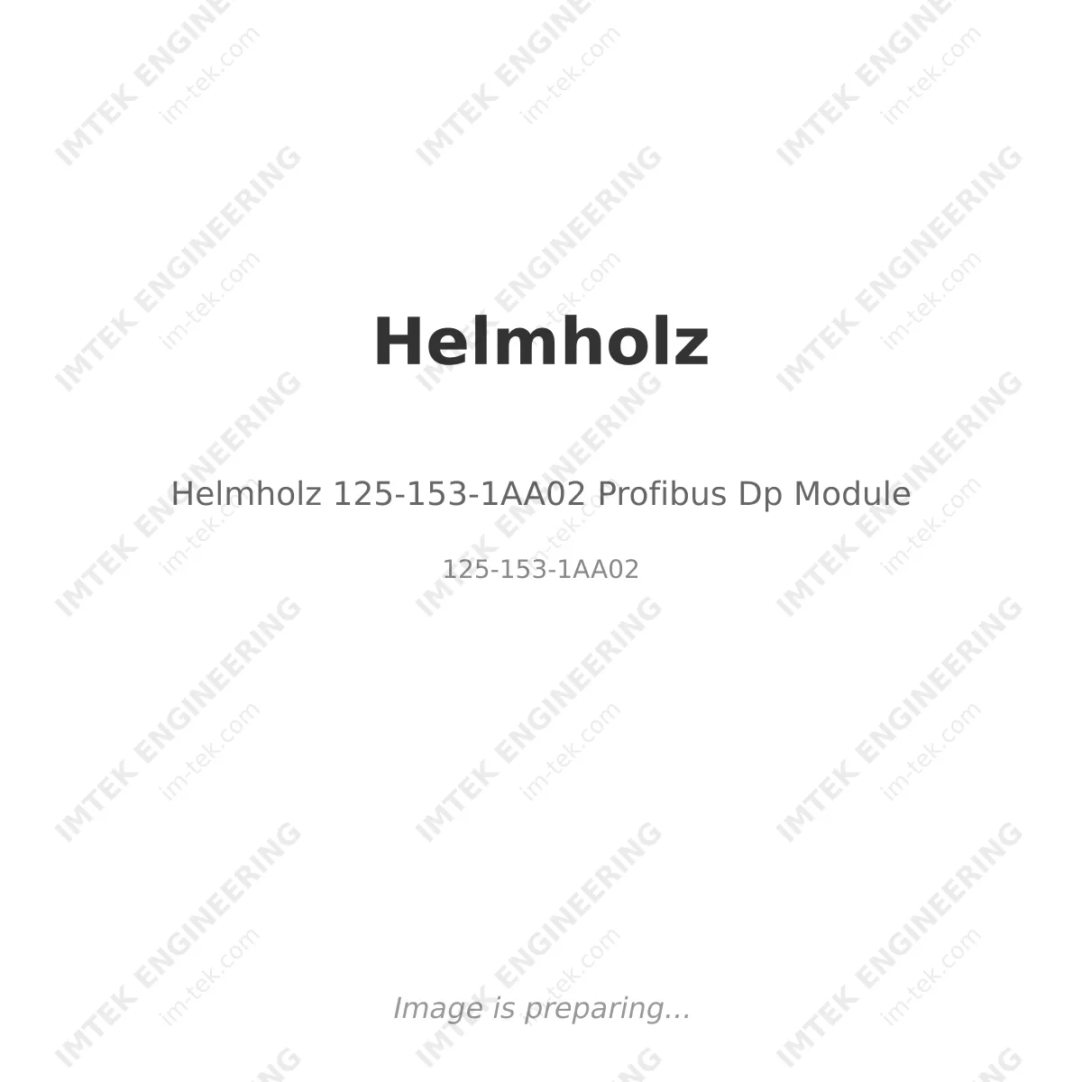 Helmholz 125-153-1AA02 Profibus Dp Module