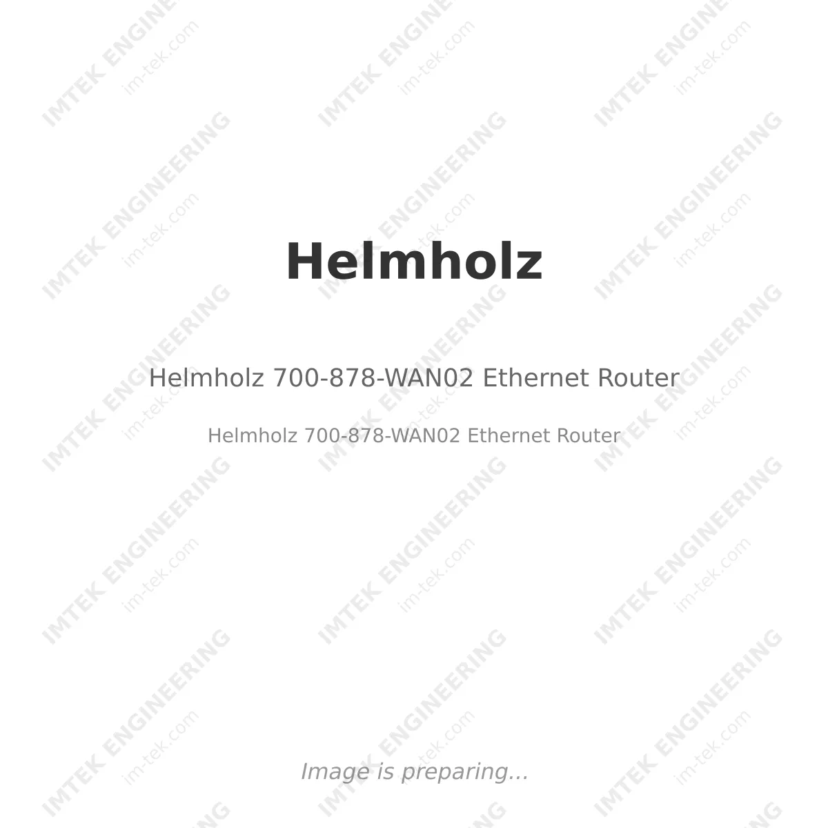Helmholz 700-878-WAN02 Ethernet Router