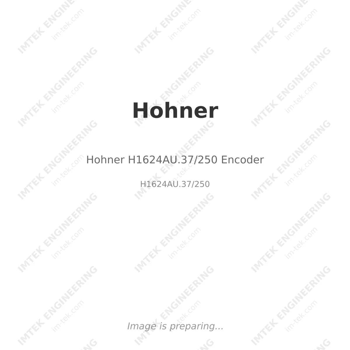 Hohner H1624AU.37/250 Encoder