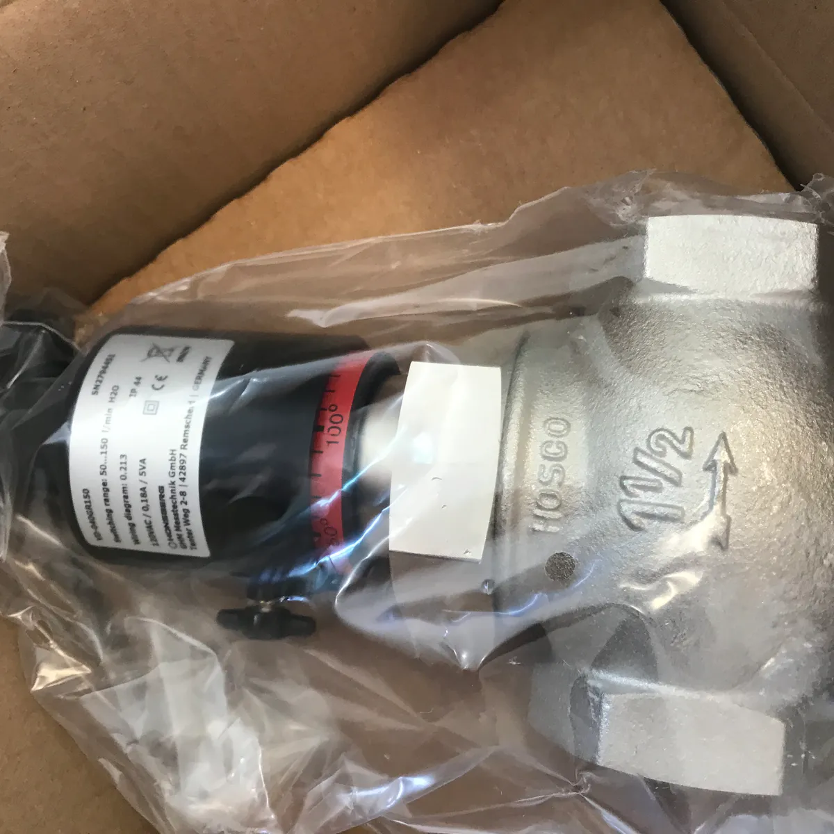 Honsberg VD-040GR150 Flow Switch