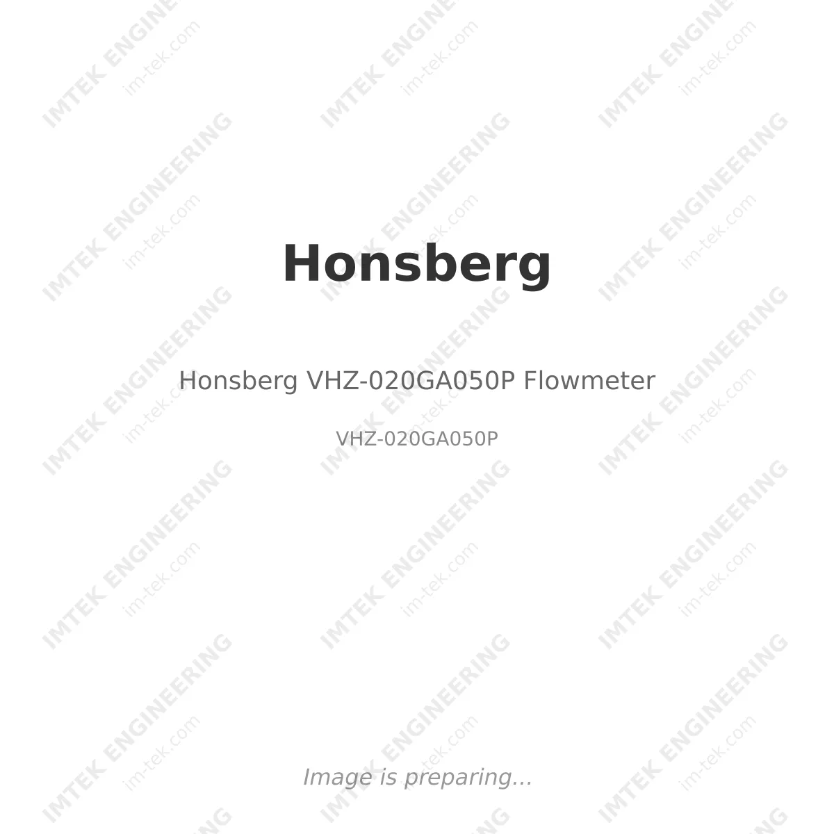 Honsberg VHZ-020GA050P Flowmeter