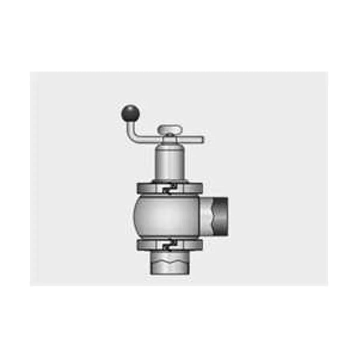 Kieselmann 511 S-S   Right-angle Flow Control Valve