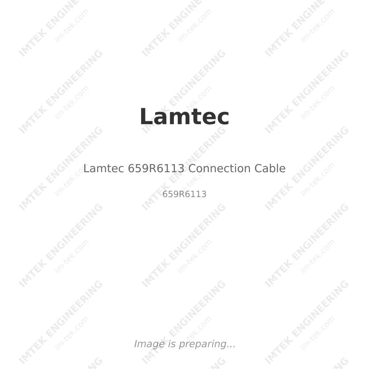 Lamtec 659R6113 Connection Cable