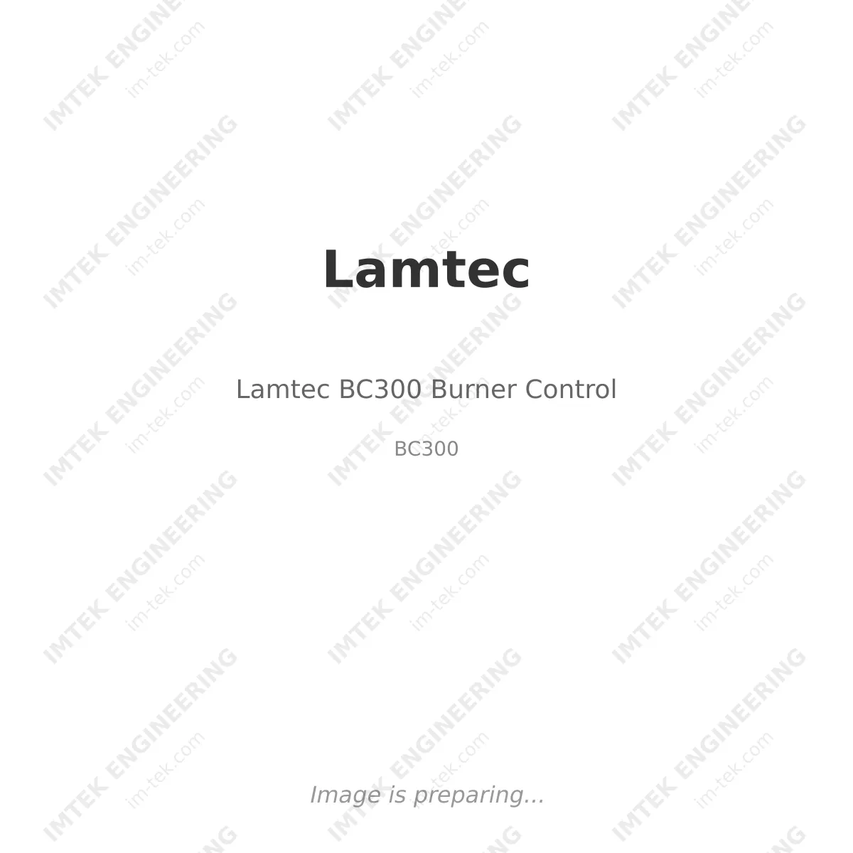 Lamtec BC300 Burner Control
