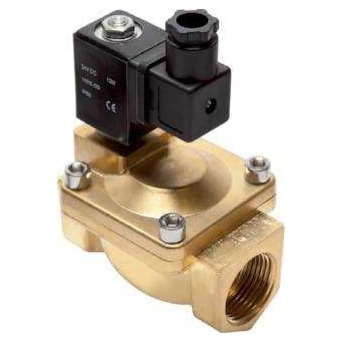 Landefeld 2/2-way solenoid valves made of brass, Eco-Line