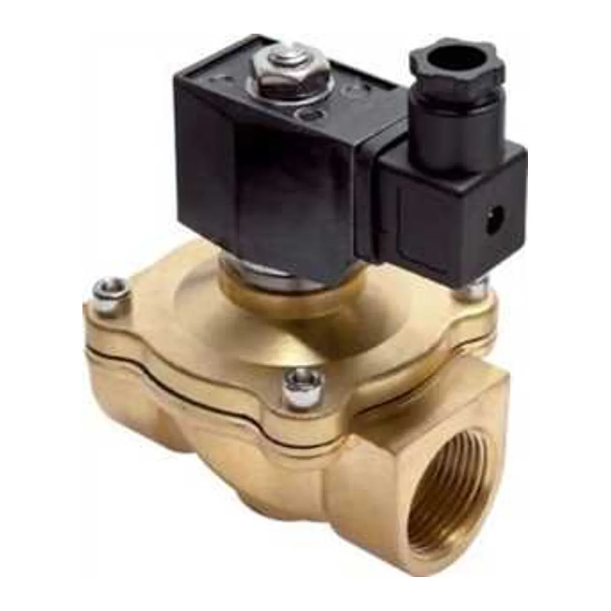 Landefeld 2/2 way solenoid valves made of brass, force pilot operated, Eco-Line