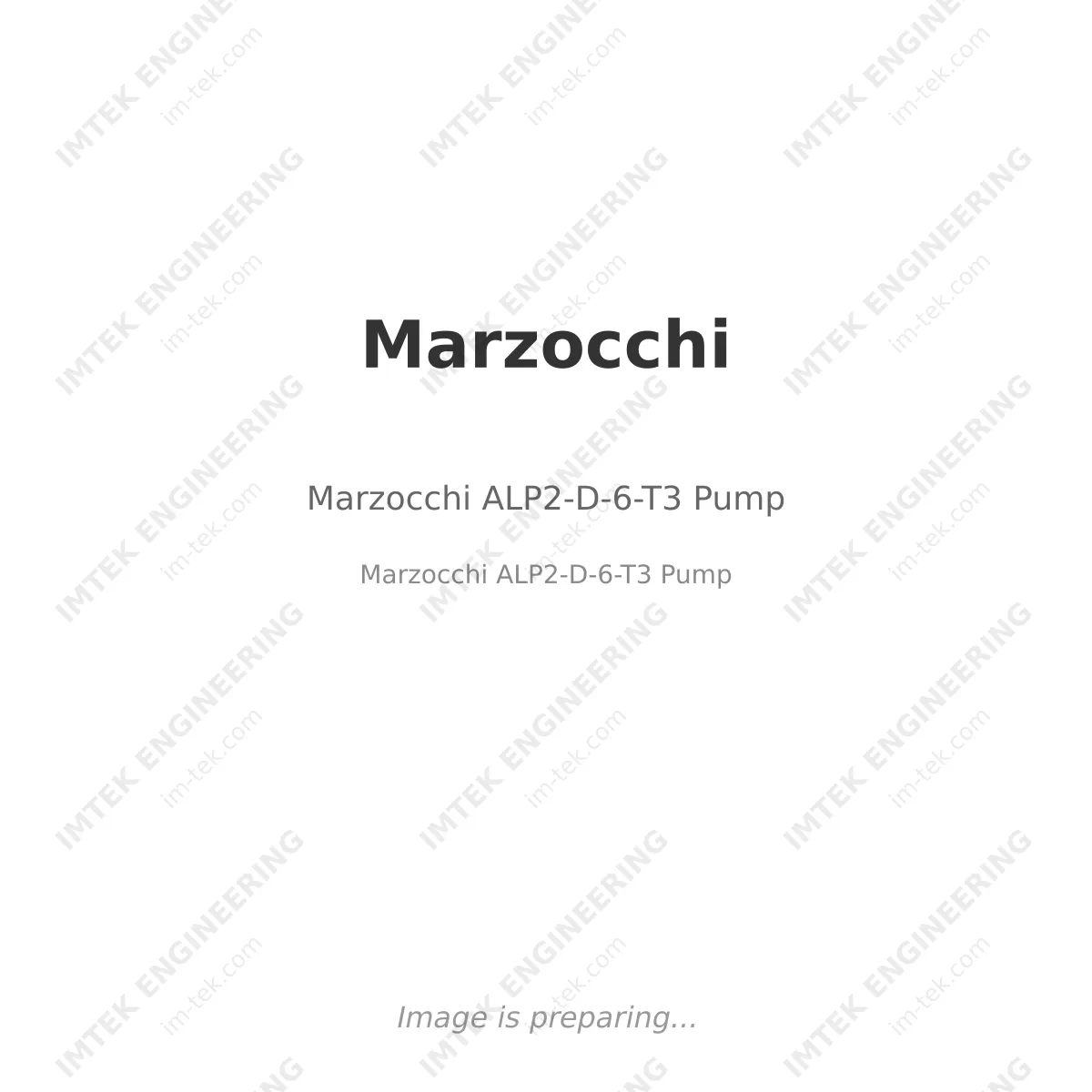 Marzocchi ALP2-D-6-T3  Pump