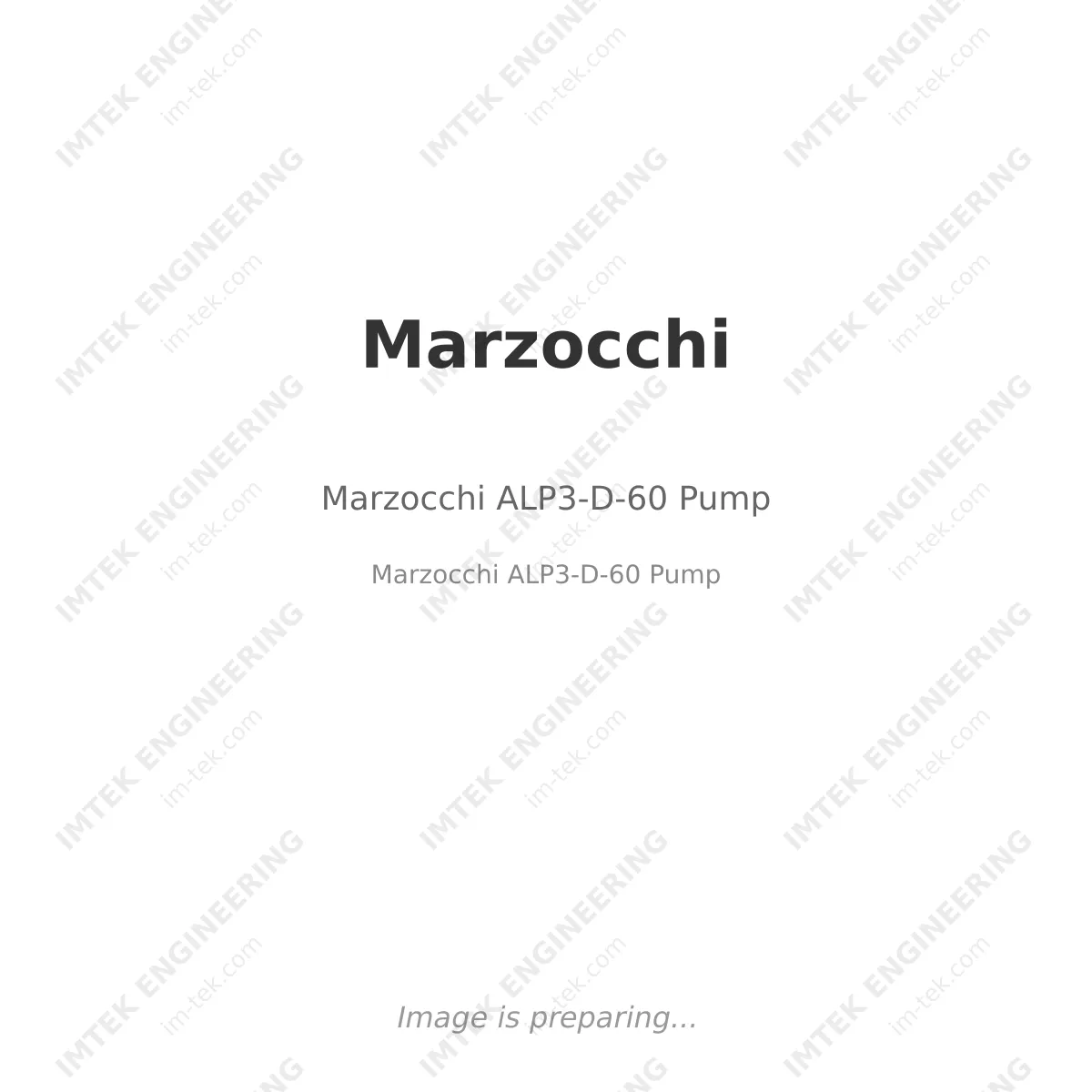 Marzocchi ALP3-D-60  Pump