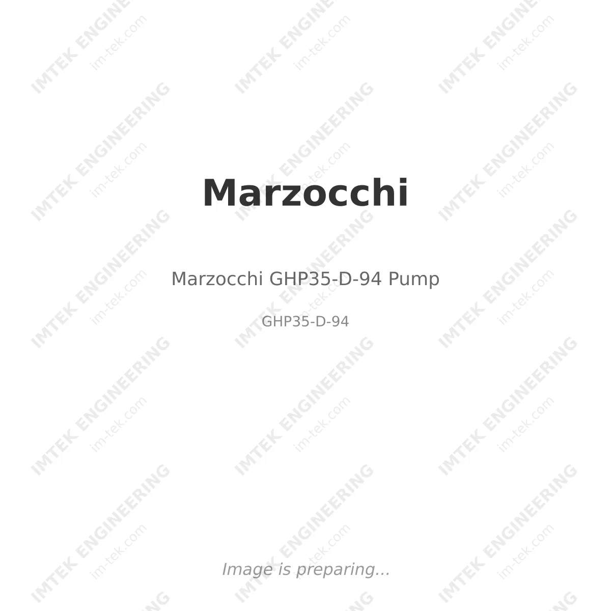Marzocchi GHP35-D-94 Pump