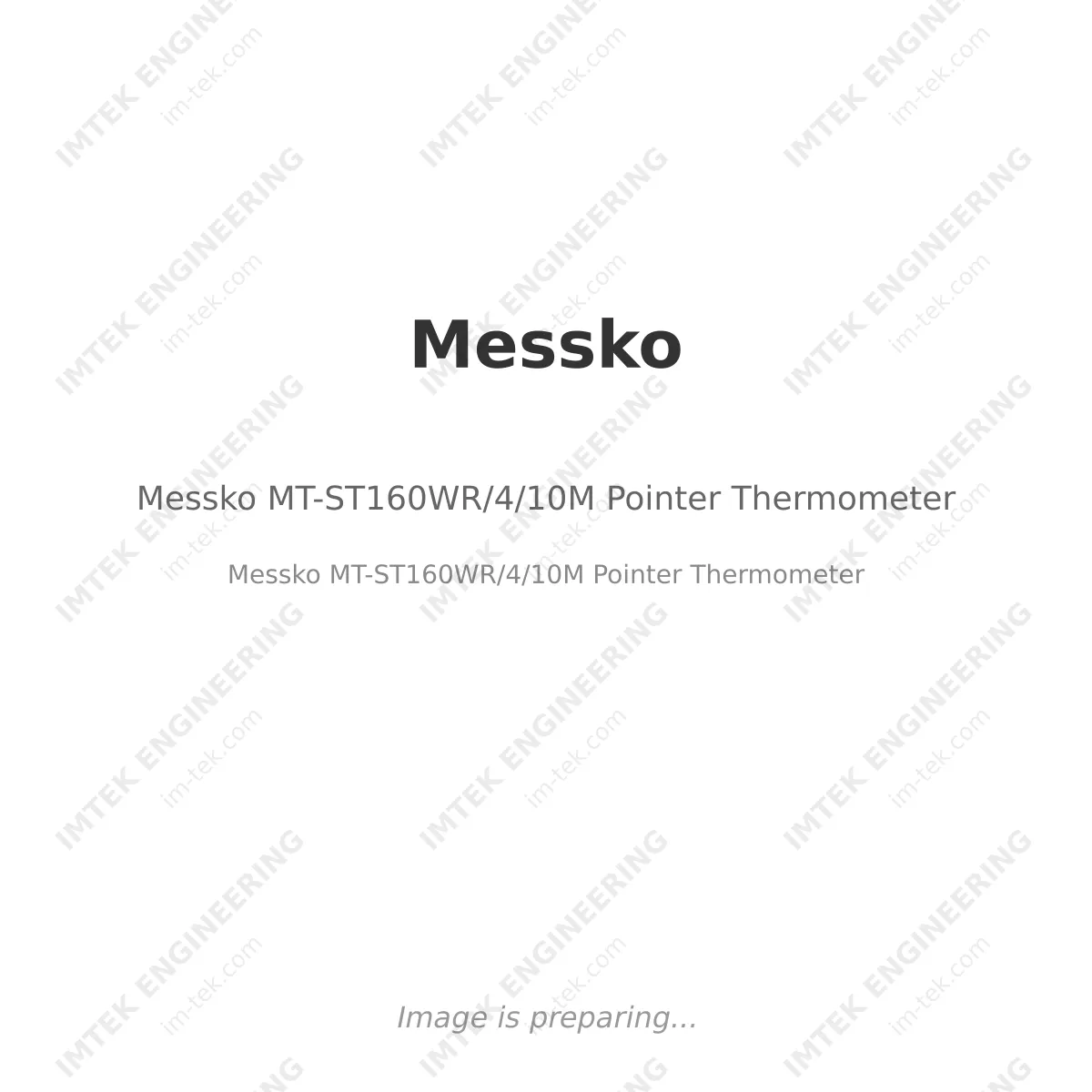 Messko MT-ST160WR/4/10M Pointer Thermometer
