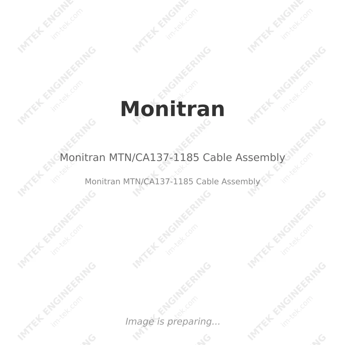 Monitran MTN/CA137-1185 Cable Assembly