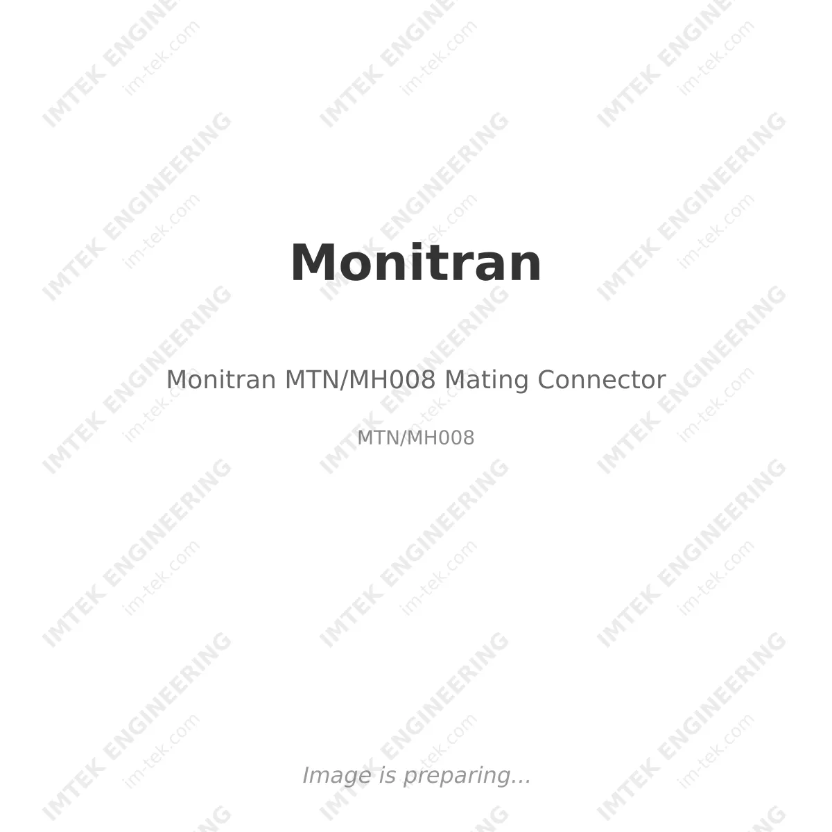 Monitran MTN/MH008 Mating Connector