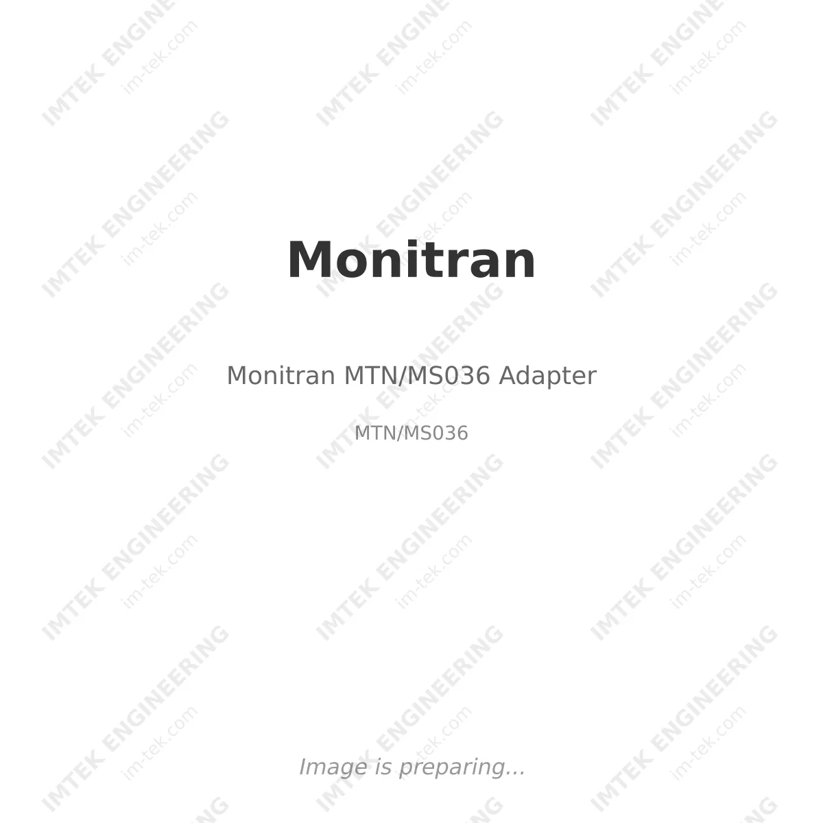Monitran MTN/MS036 Adapter