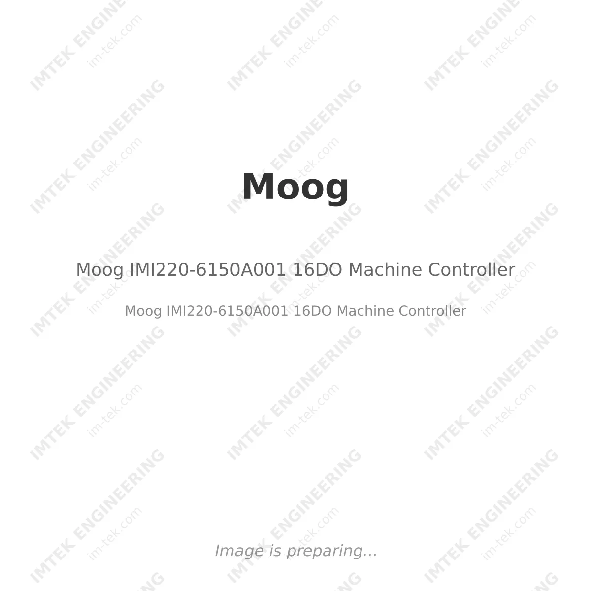 Moog IMI220-6150A001 16DO Machine Controller