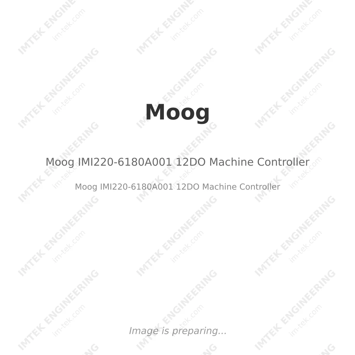 Moog IMI220-6180A001 12DO Machine Controller