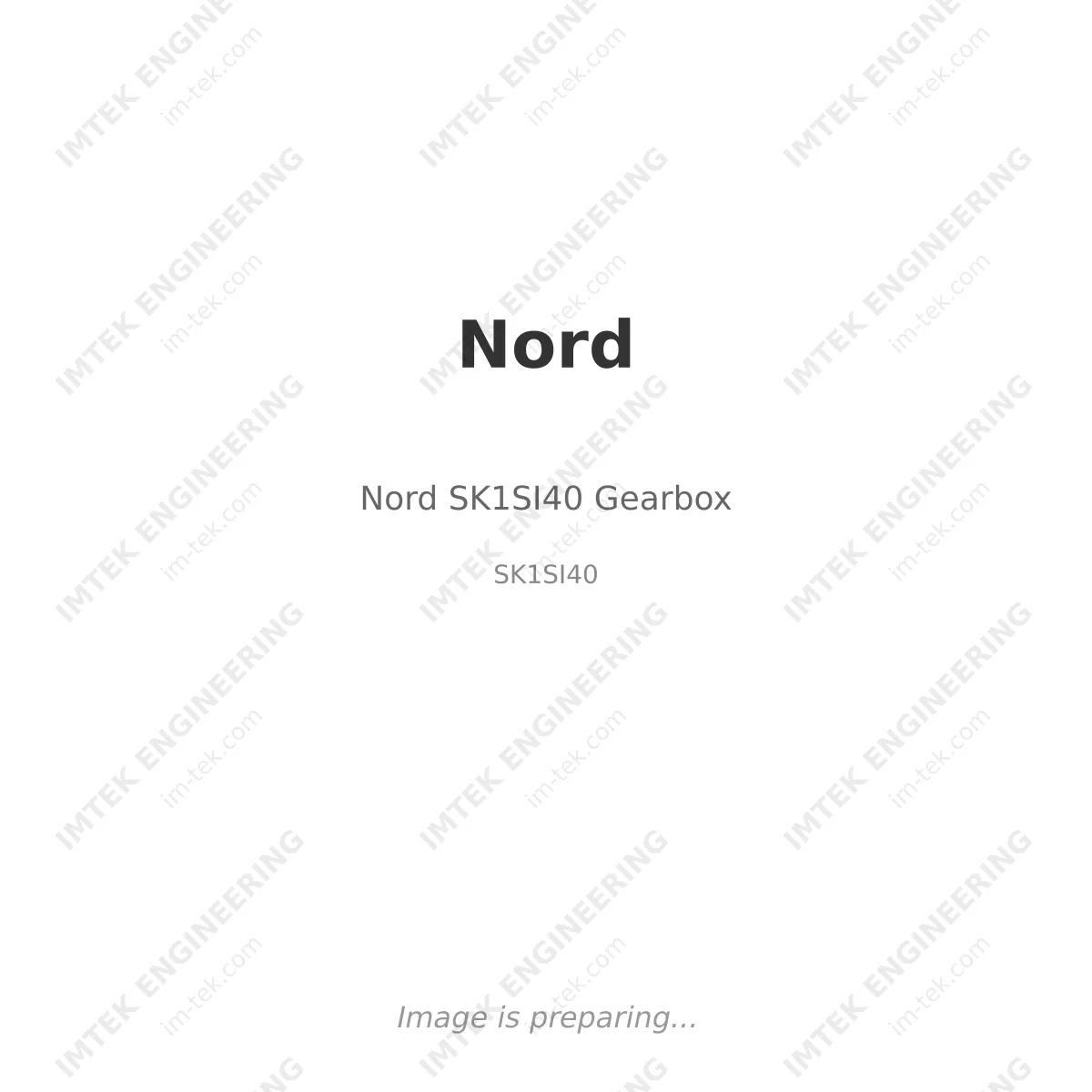 Nord SK1SI40 Gearbox