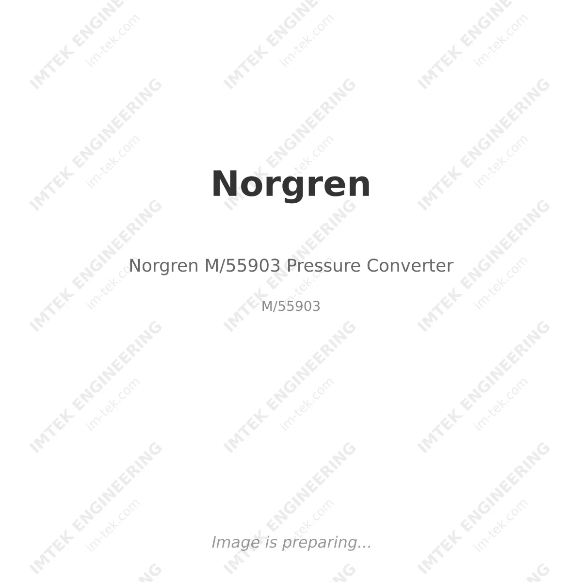 Norgren M/55903 Pressure Converter