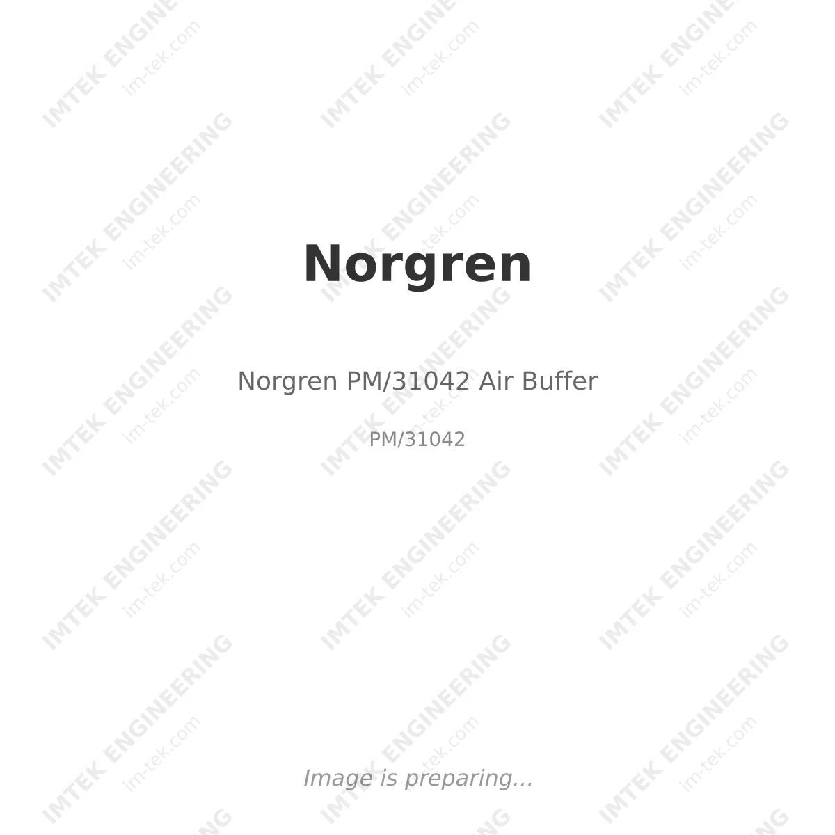 Norgren PM/31042 Air Buffer