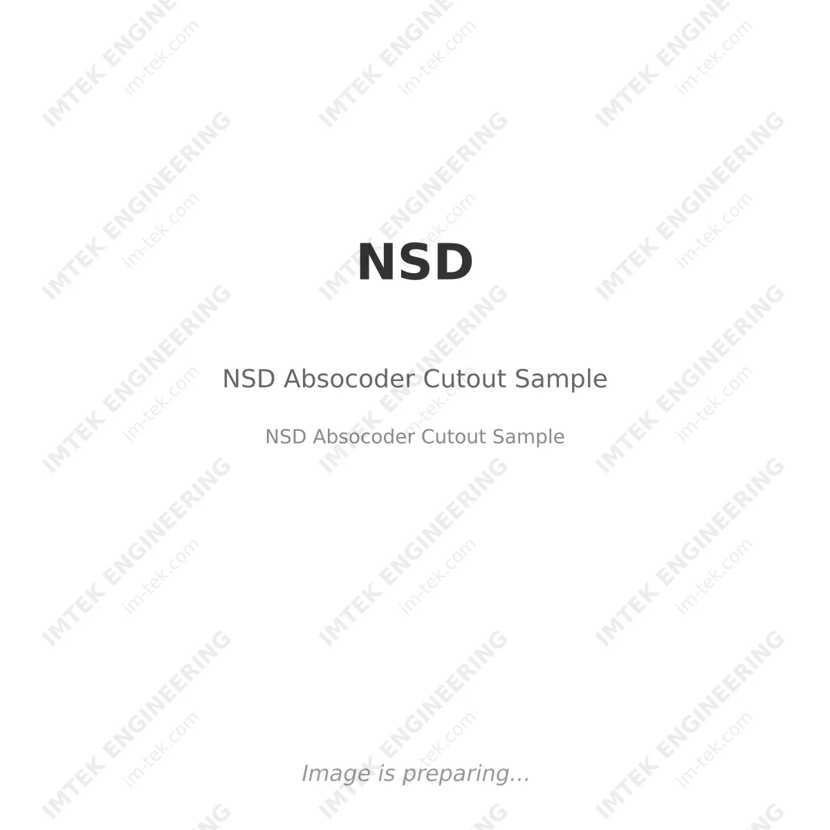 NSD  Absocoder Cutout Sample