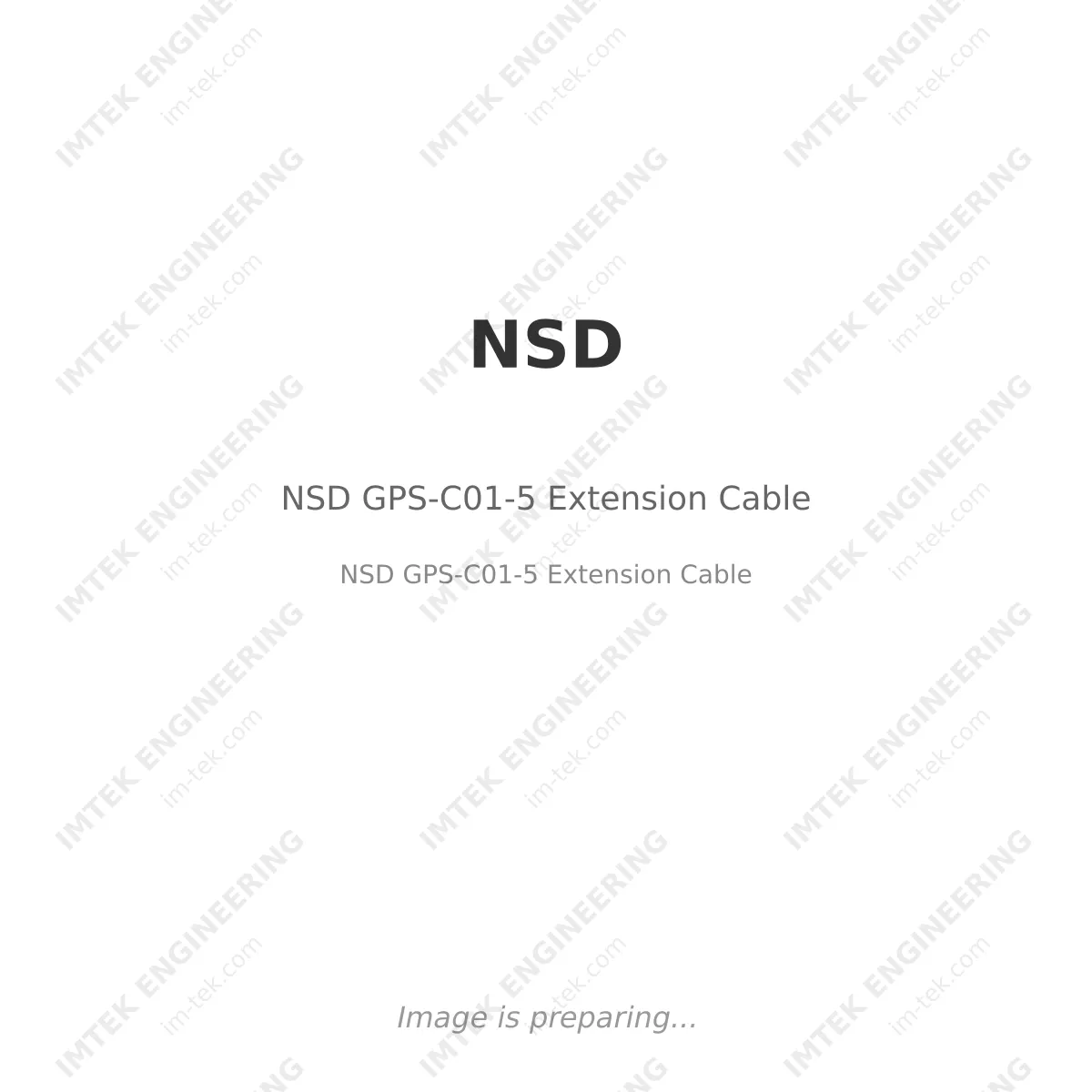 NSD GPS-C01-5 Extension Cable