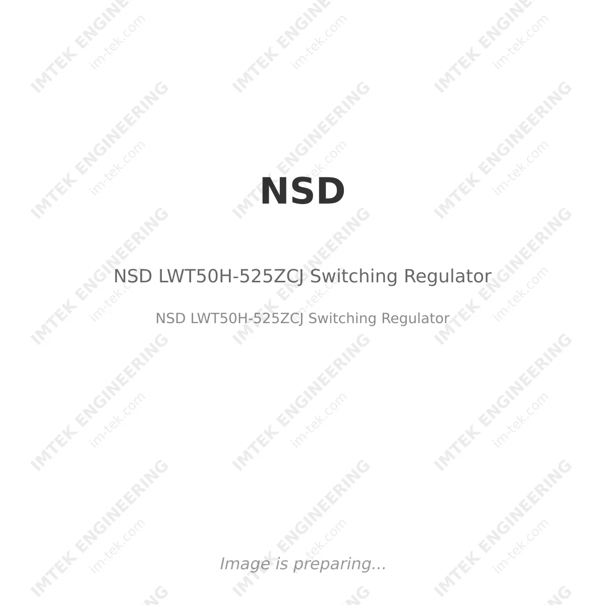 NSD LWT50H-525ZCJ Switching Regulator