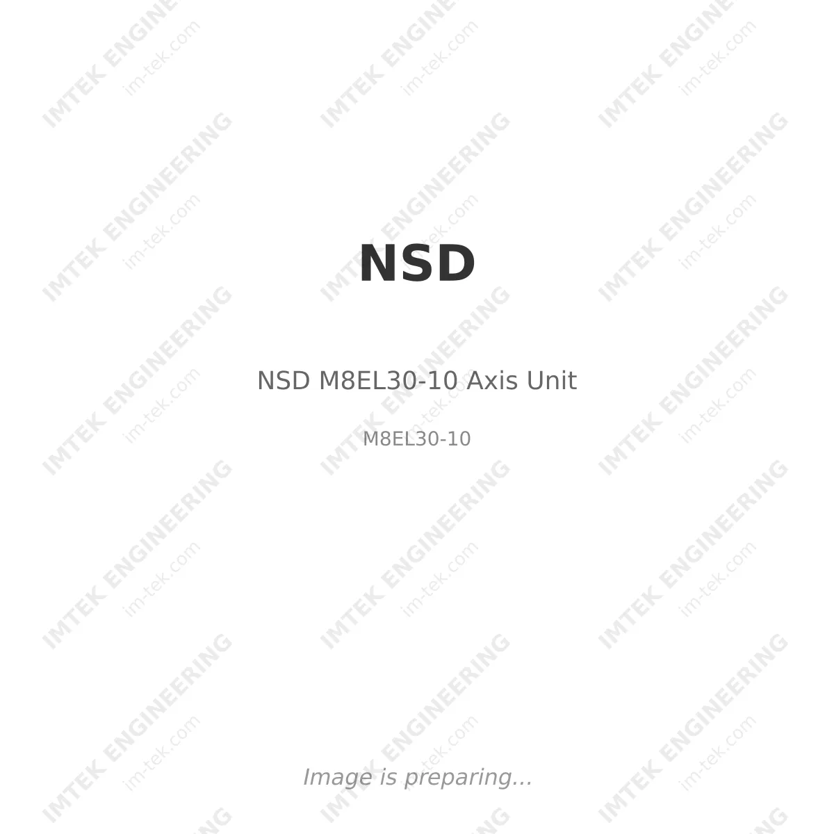 NSD M8EL30-10 Axis Unit