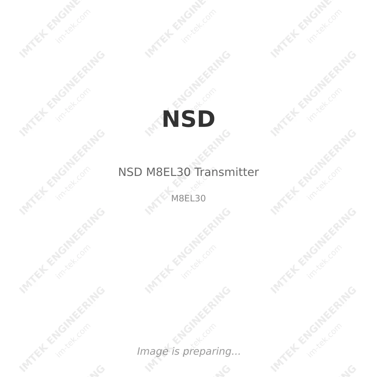 NSD M8EL30 Transmitter