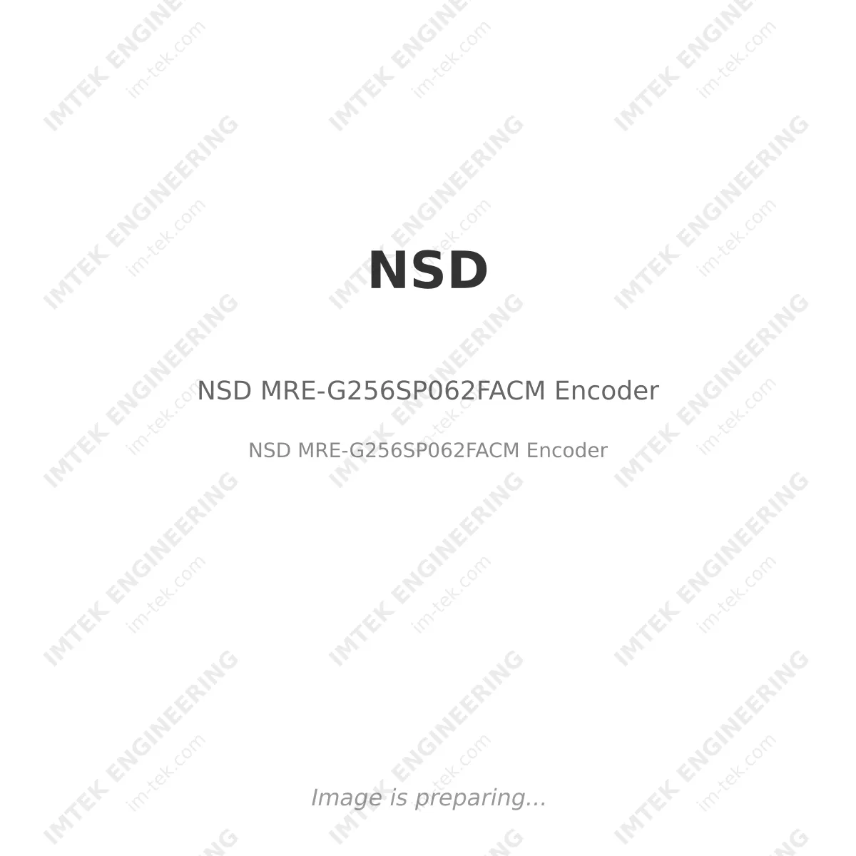 NSD MRE-G256SP062FACM Encoder