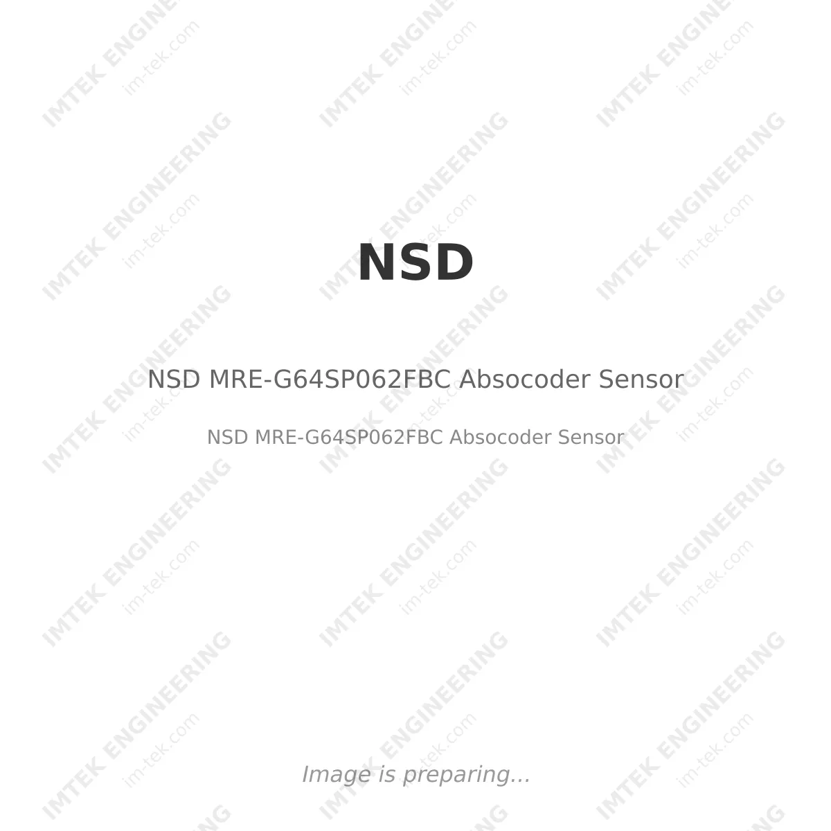 NSD MRE-G64SP062FBC Absocoder Sensor