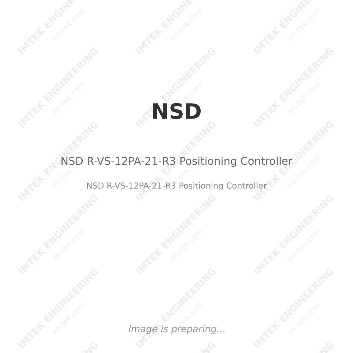 NSD R-VS-12PA-21-R3 Positioning Controller