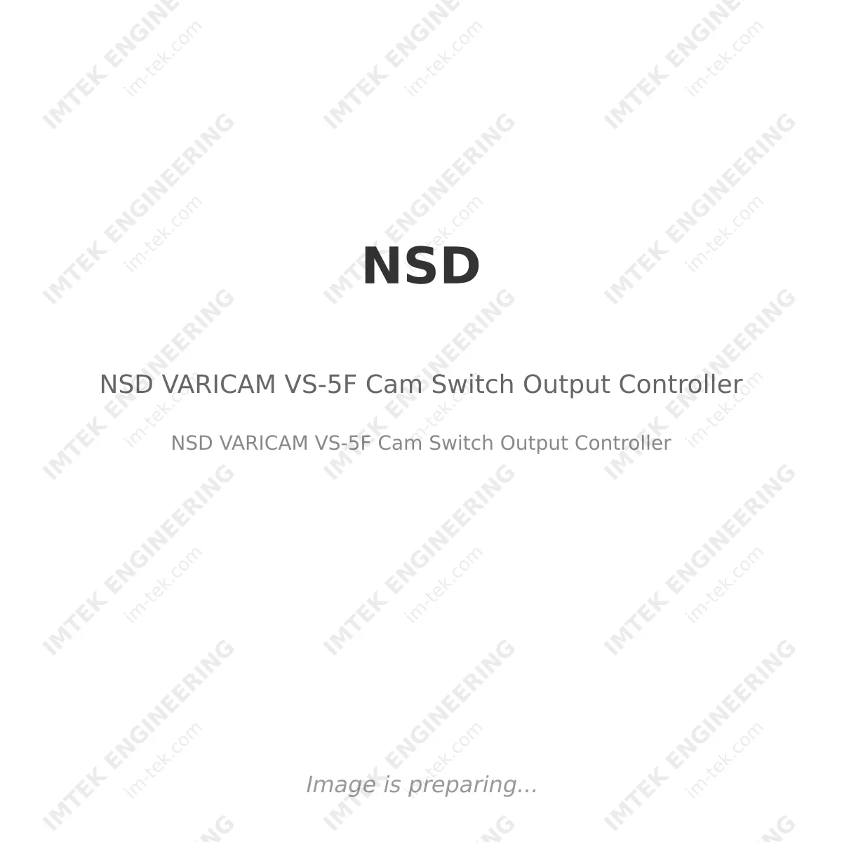 NSD VARICAM VS-5F Cam Switch Output Controller