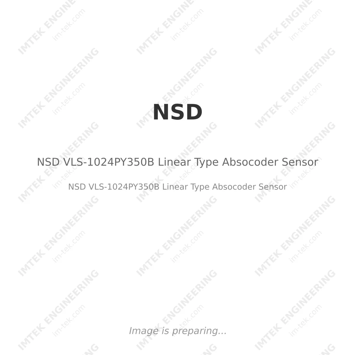 NSD VLS-1024PY350B Linear Type Absocoder Sensor