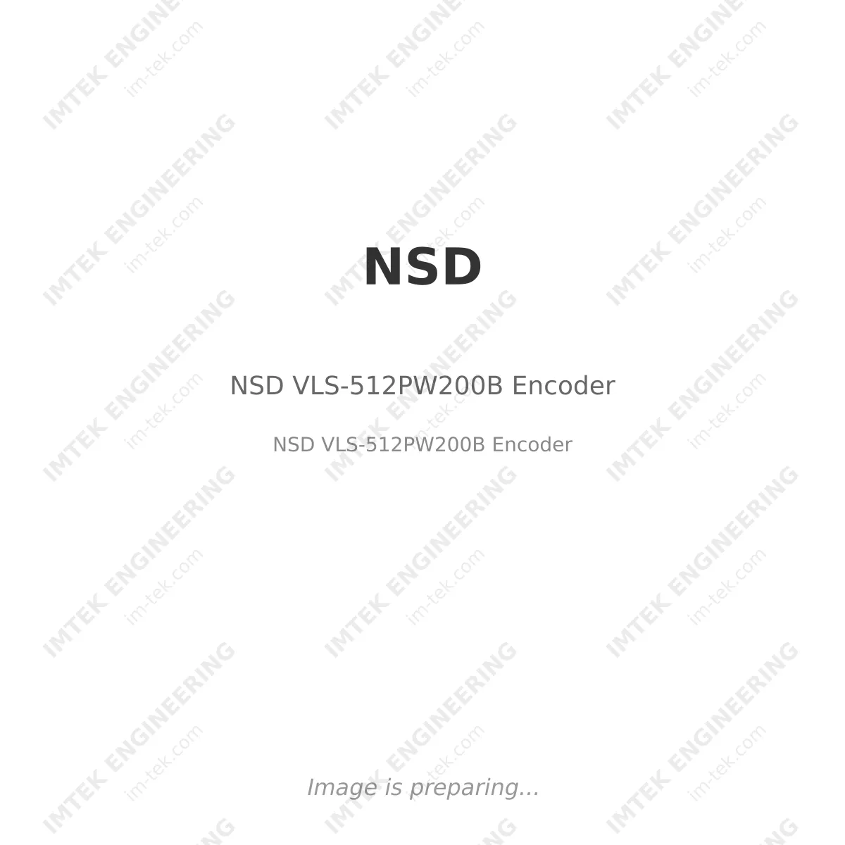 NSD VLS-512PW200B Encoder