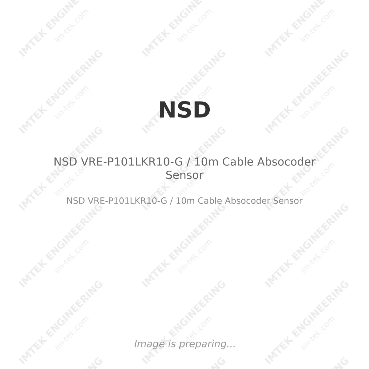 NSD VRE-P101LKR10-G / 10m Cable  Absocoder Sensor
