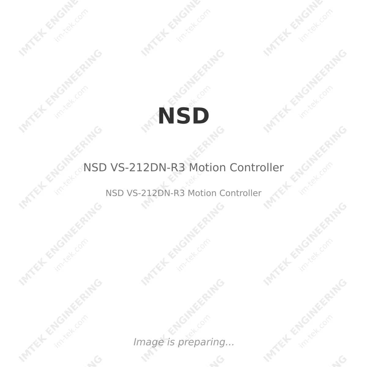NSD VS-212DN-R3  Motion Controller