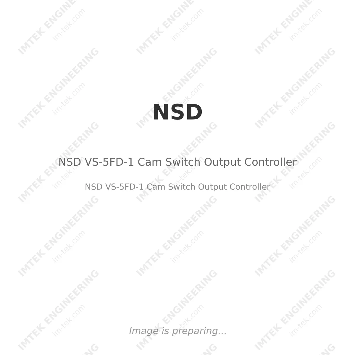 NSD VS-5FD-1 Cam Switch Output Controller