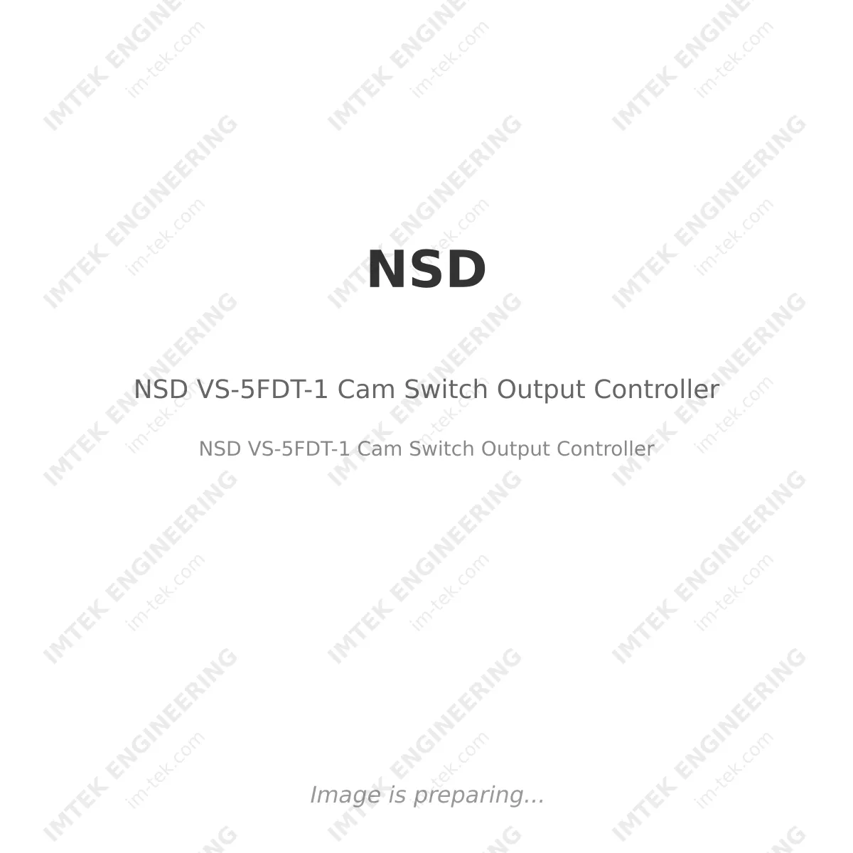 NSD VS-5FDT-1 Cam Switch Output Controller