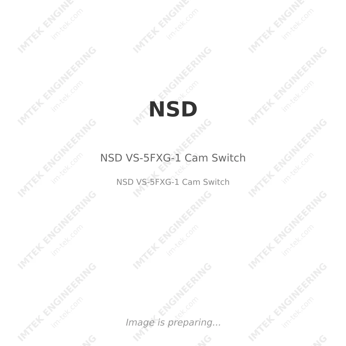 NSD VS-5FXG-1  Cam Switch