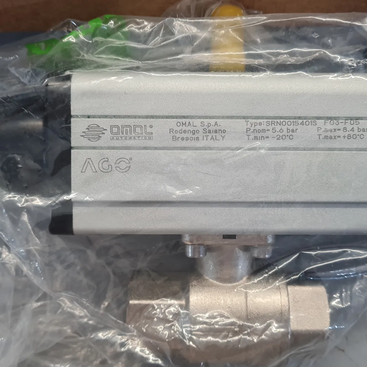 Omal SG100H005 Ball Valve With Actuator