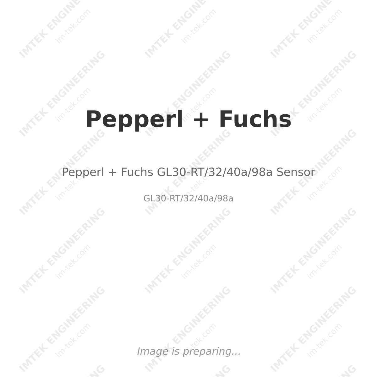 Pepperl + Fuchs GL30-RT/32/40a/98a Sensor