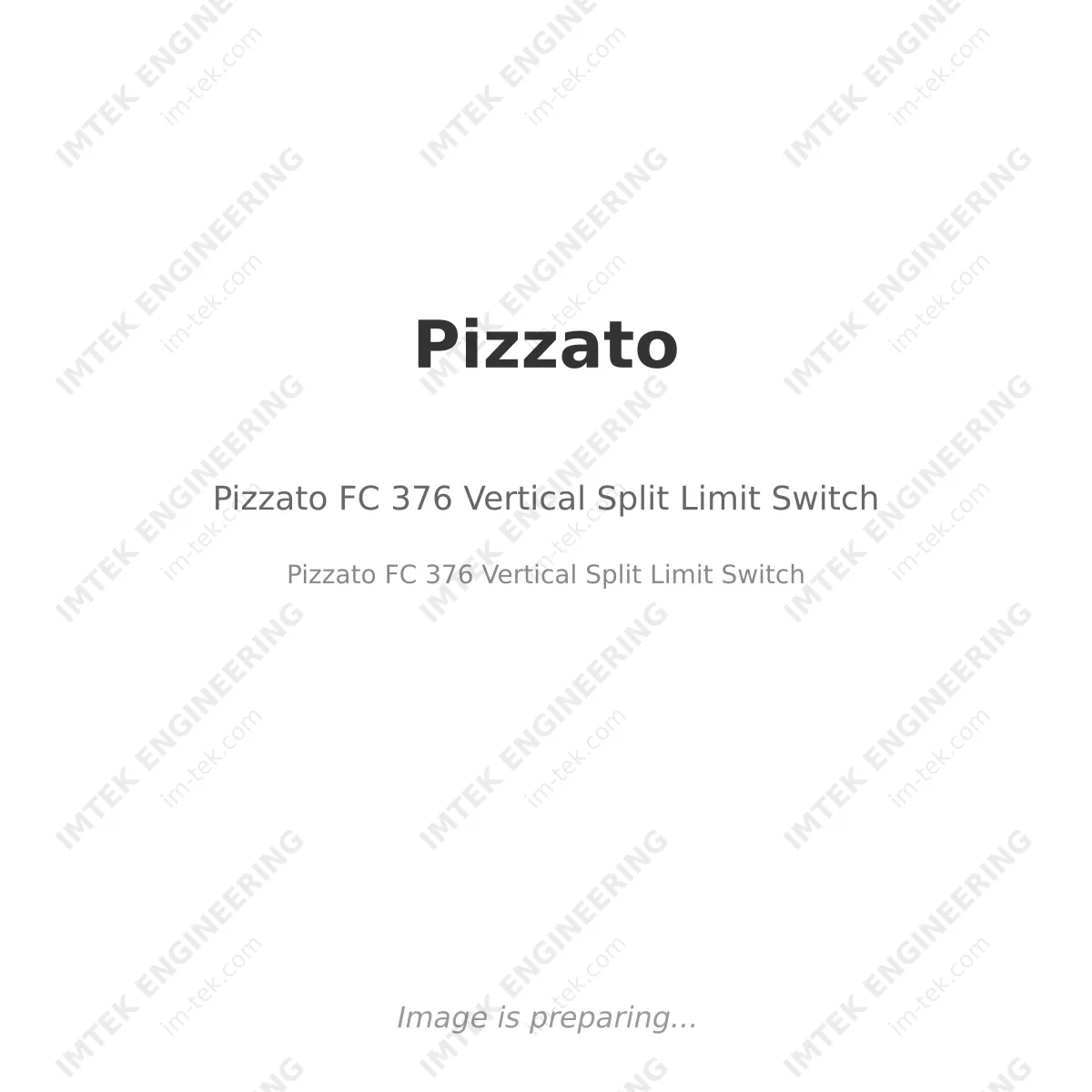 Pizzato FC 376 Vertical Split Limit Switch