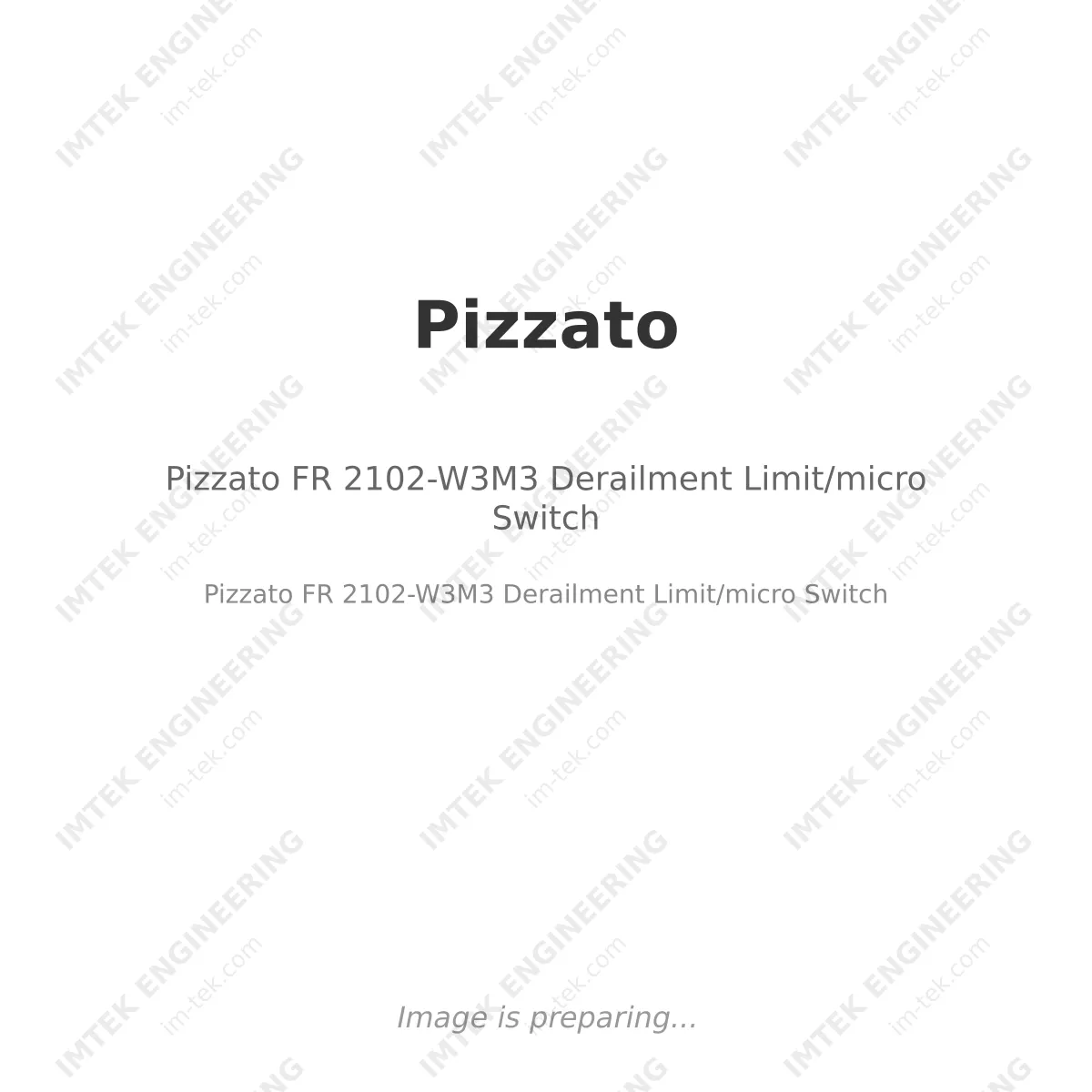 Pizzato FR 2102-W3M3 Derailment Limit/micro Switch