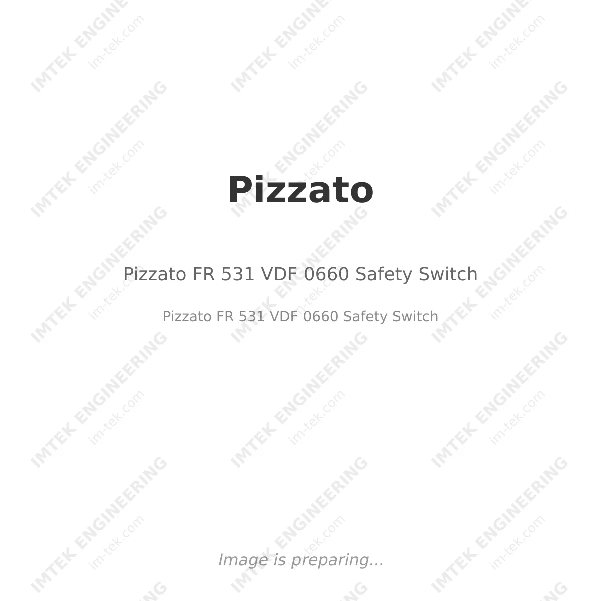 Pizzato FR 531 VDF 0660  Safety Switch