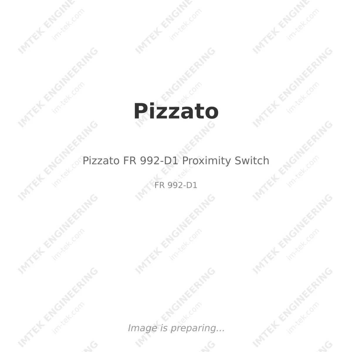 Pizzato FR 992-D1 Proximity Switch