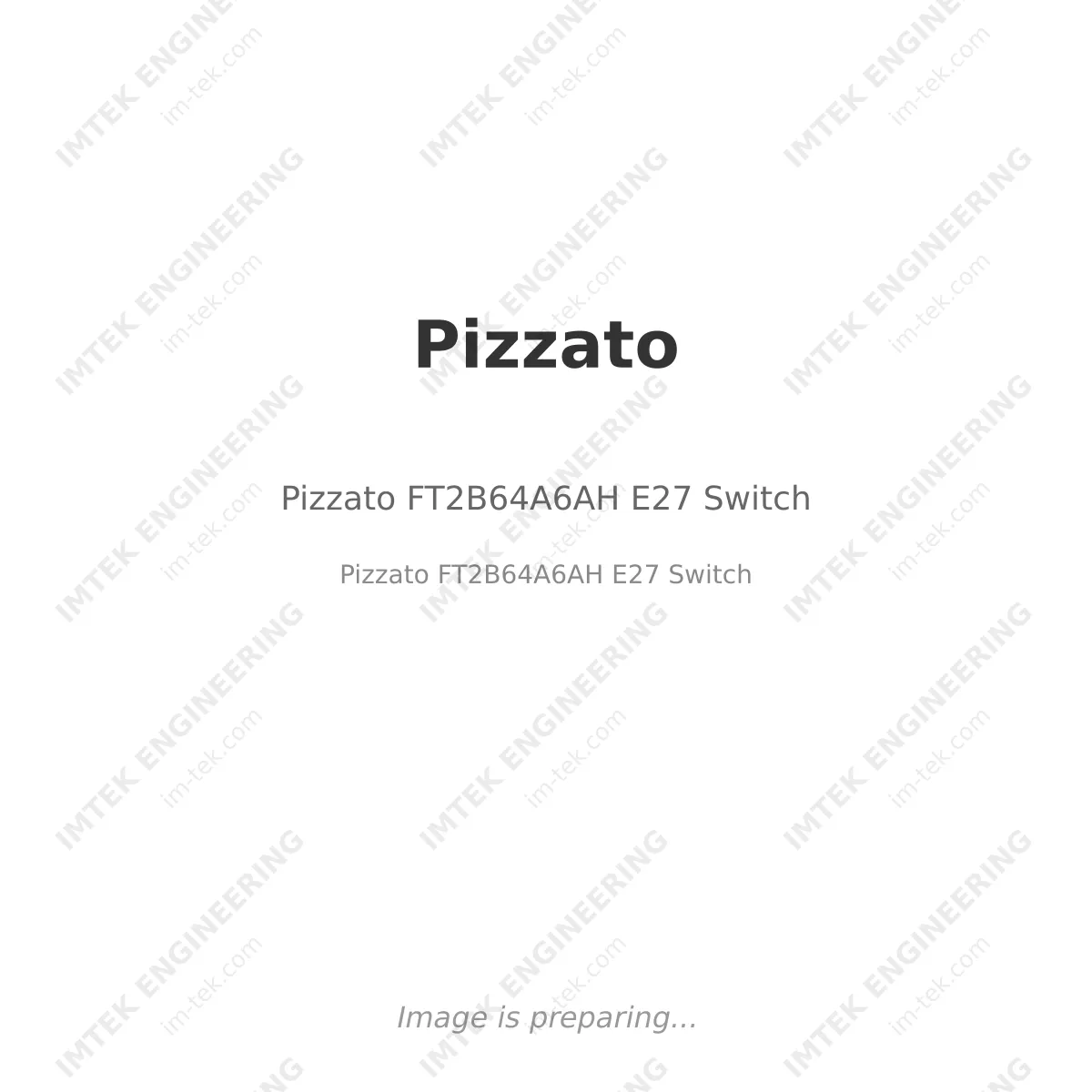 Pizzato FT2B64A6AH E27 Switch