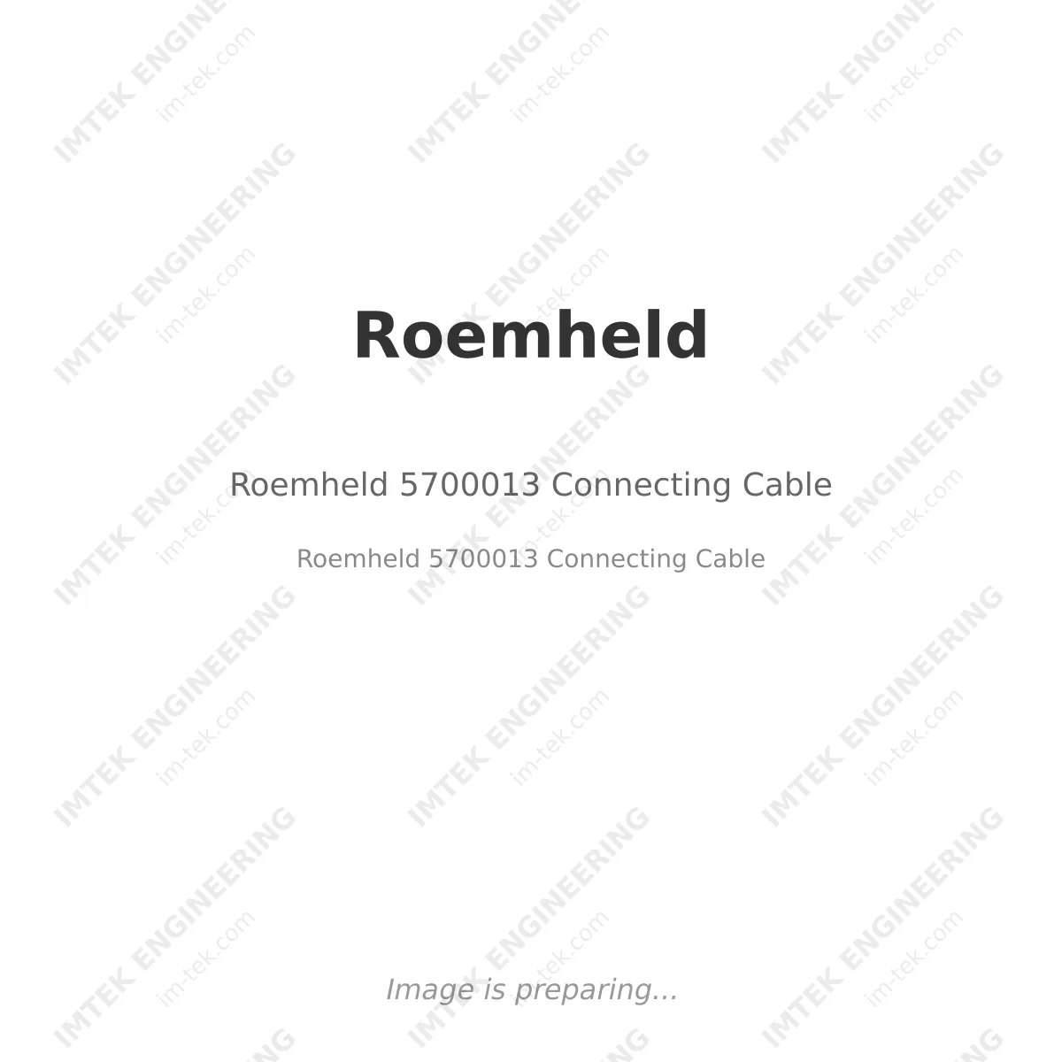 Roemheld 5700013 Connecting Cable