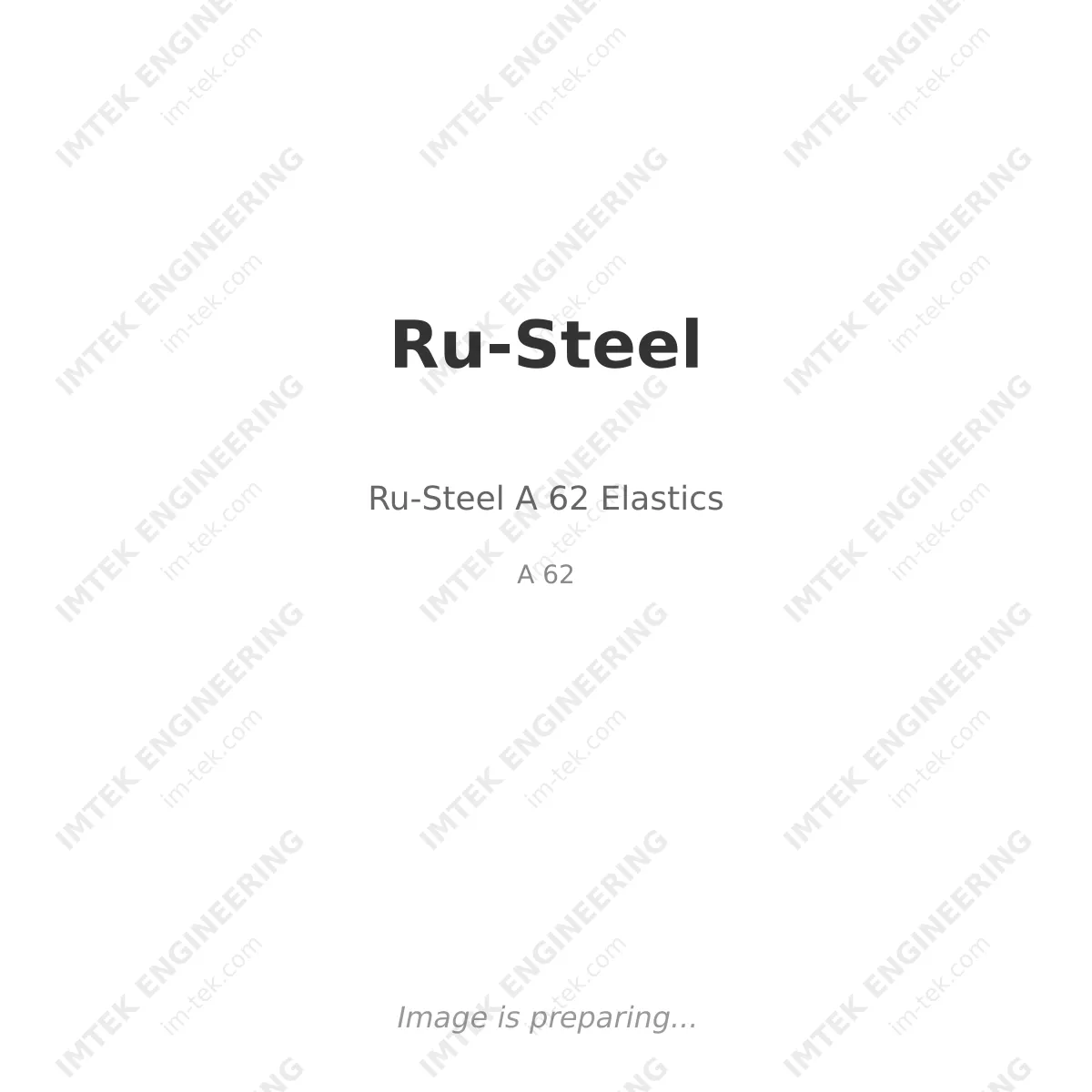 Ru-Steel A 62  Elastics