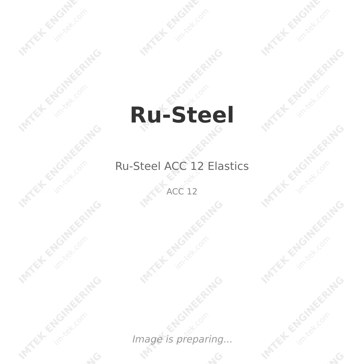 Ru-Steel ACC 12  Elastics